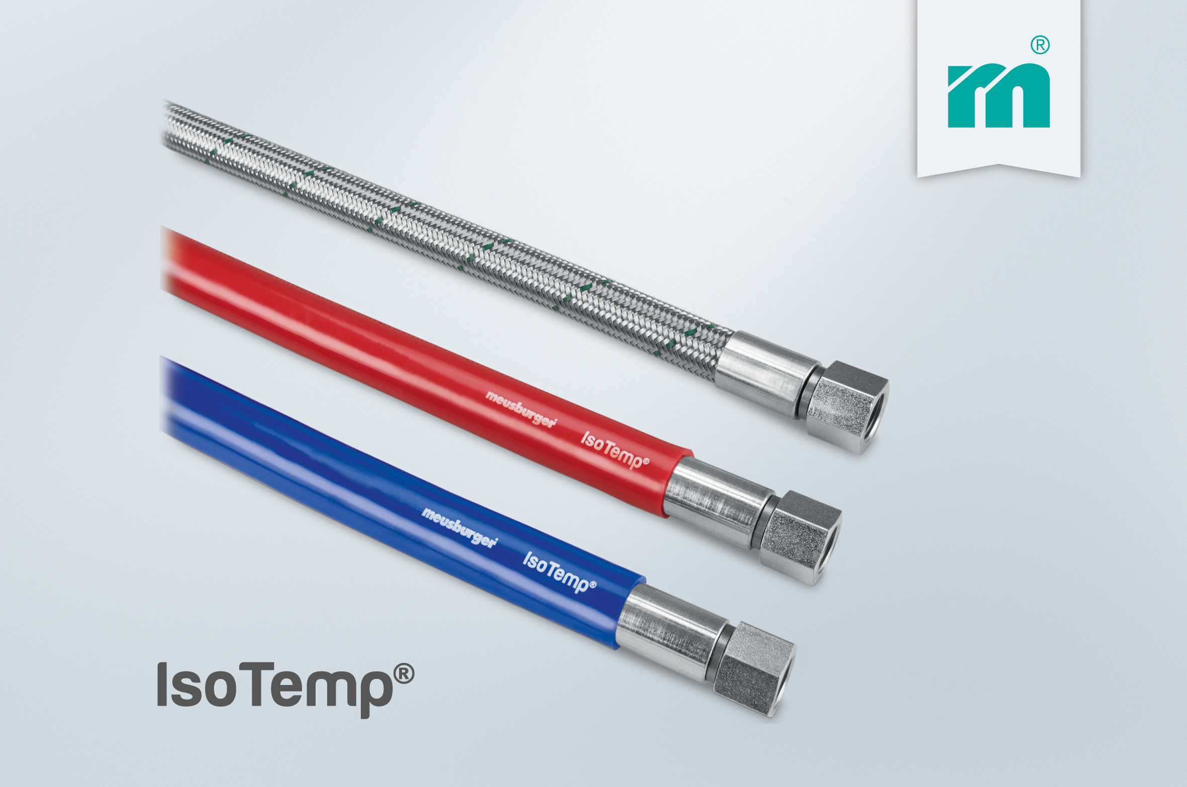 More safety in the operation thanks to the IsoTemp® high temperature hose