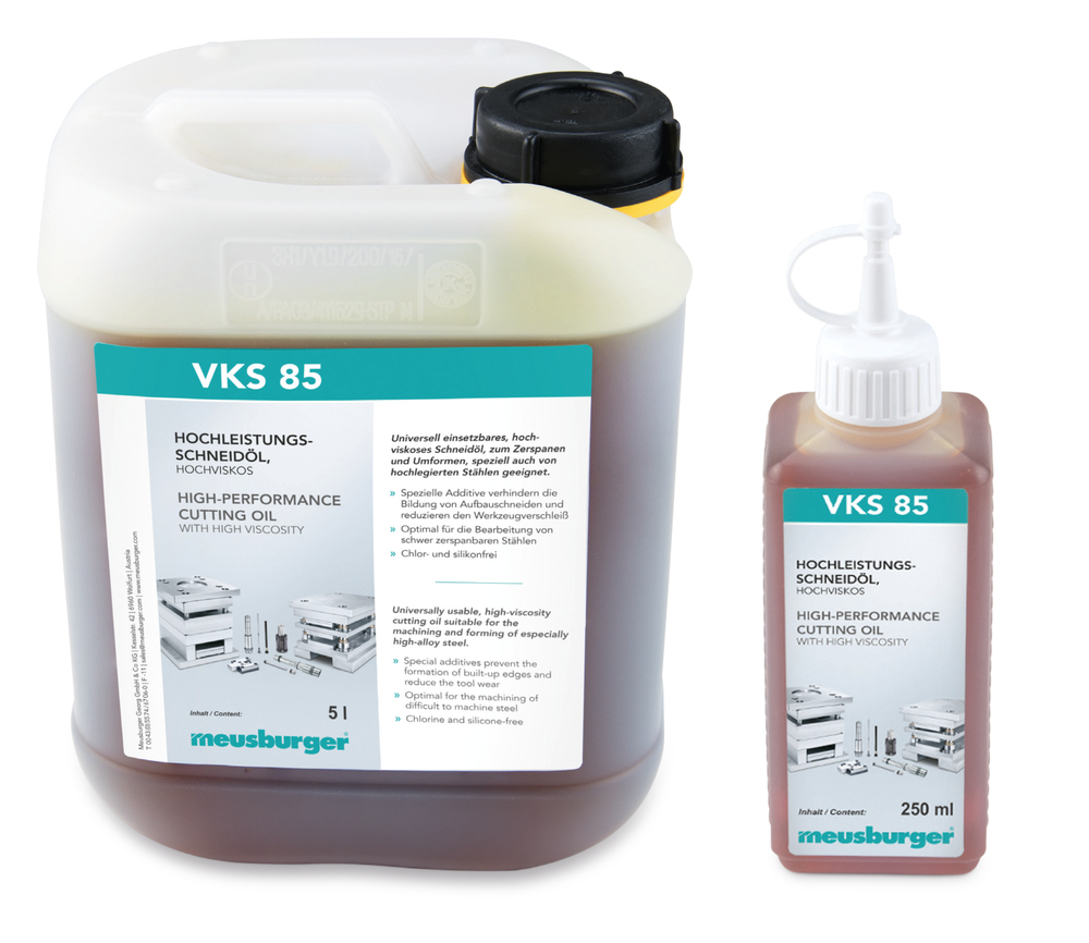 High-performance cutting oil with high viscosity Cutting fluids VKS 85