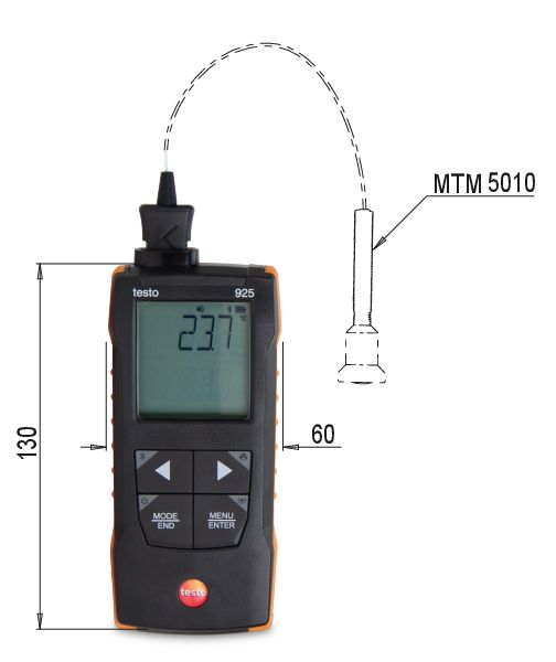 Thermomètre alimentaire professionnel Testo 926 — Raig